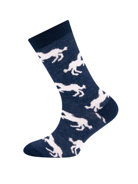 EWERS STRÜMPFE Kindersocken Pferde navy