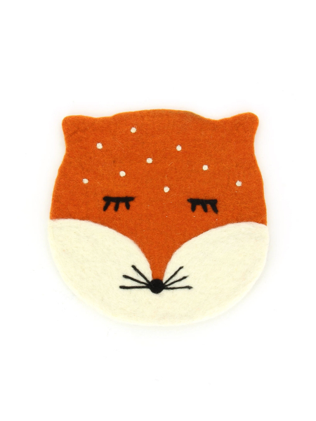 GLOBO Sitzmatte Schurwollfilz Fuchs