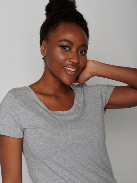 GREENBOMB T-Shirt Loves Basic heather grey 4
