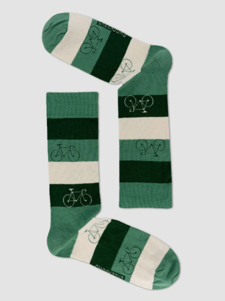 GREENBOMB Socken Bike Hill green