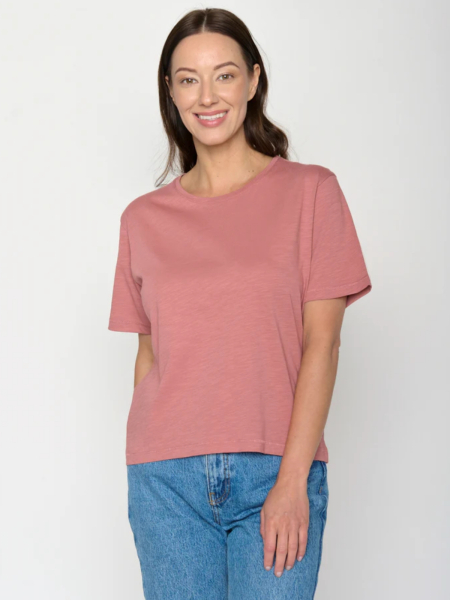 GREENBOMB T-Shirt Nova Basic dark rose