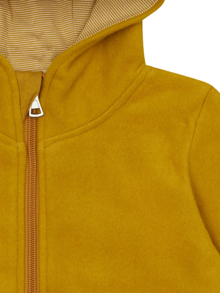 LOUD + PROUD Jacke Baumwoll-Fleece curry 3