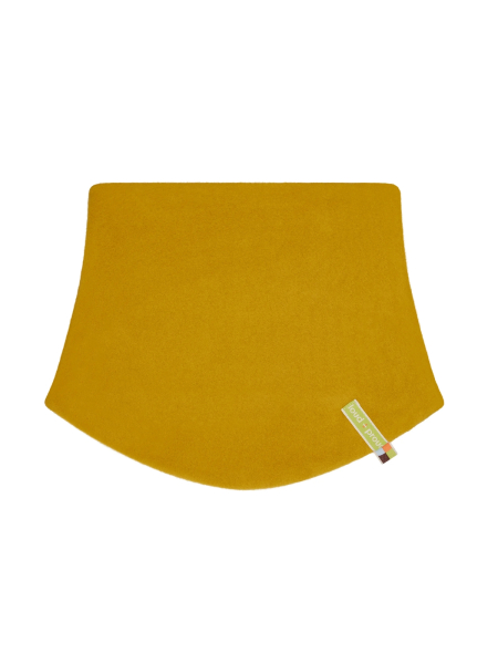 LOUD + PROUD Wende-Schlauchschal Baumwoll-Fleece curry