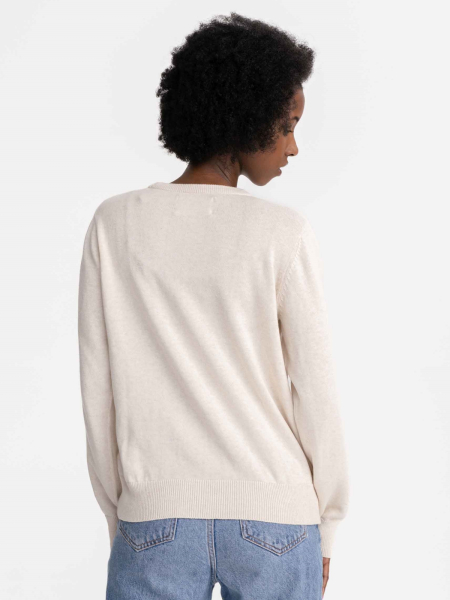 MELA Strickpullover Dhana cream melange 3