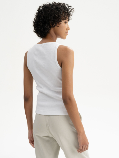 MELA Ripp Tanktop Drisna weiß 2