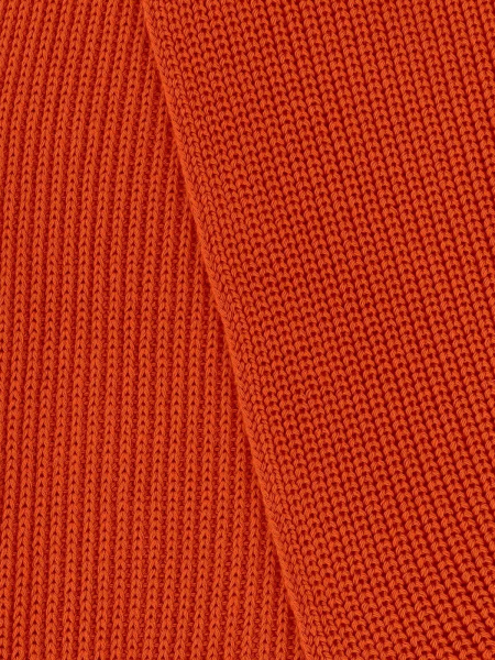MELA Strickschal Nagna orange brick 4