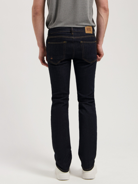 MUD JEANS Bryce Mid Straight strong blue 2