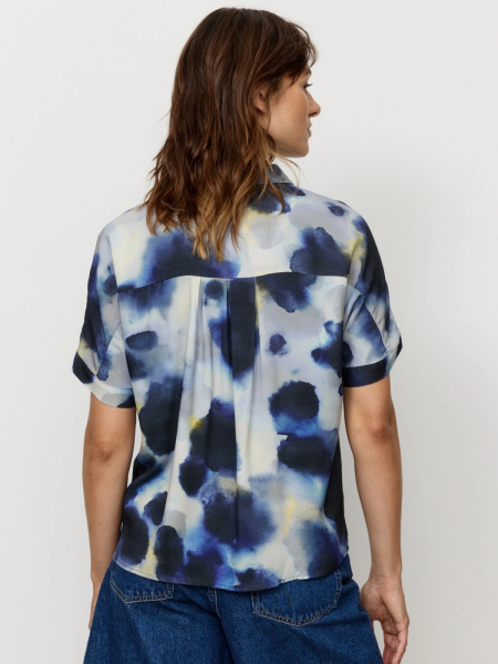 RECOLUTION Bluse Lotus Waterdrop blue 2
