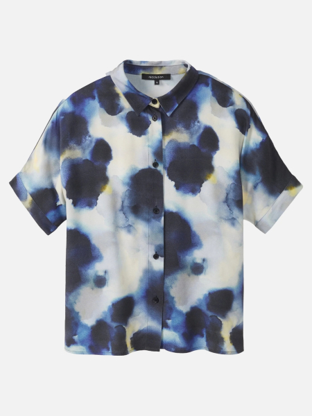 RECOLUTION Bluse Lotus Waterdrop blue 5