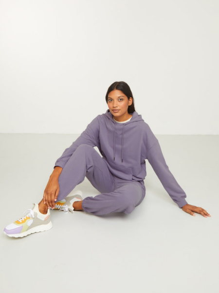 RECOLUTION Hoodie Hottonia grey lilac 2