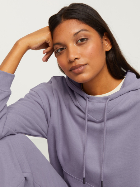 RECOLUTION Hoodie Hottonia grey lilac 5