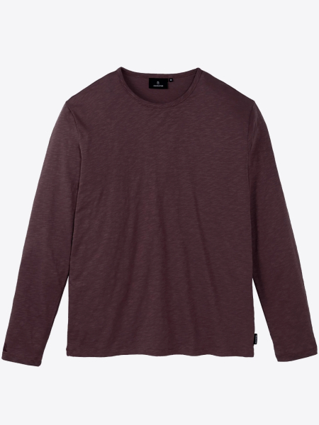 RECOLUTION Longsleeve Maca dark plum