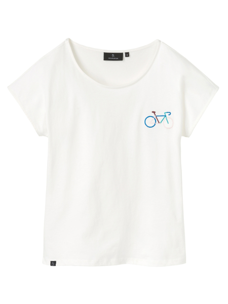 RECOLUTION Casual T-Shirt Bike offwhite