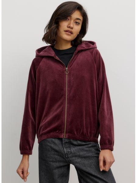 RECOLUTION Nicki Sweatjacke Heliconia dark plum 2
