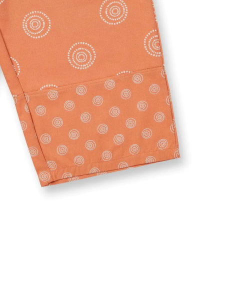 SENSE ORGANICS Hose Lene Stempeldruck zimt 3