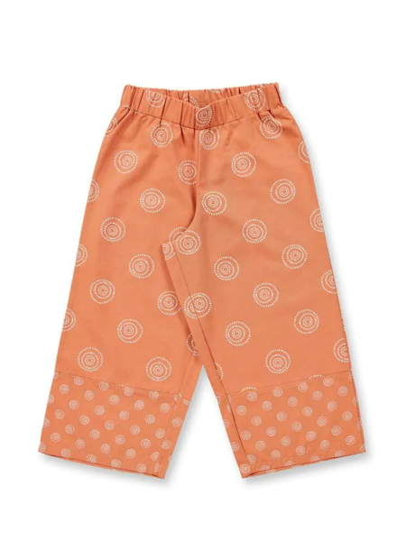 SENSE ORGANICS Hose Lene Stempeldruck zimt