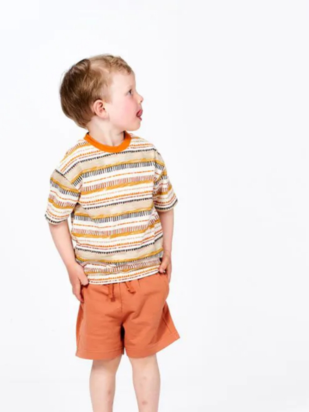 SENSE ORGANICS Sweatshort Niklas zimt 2