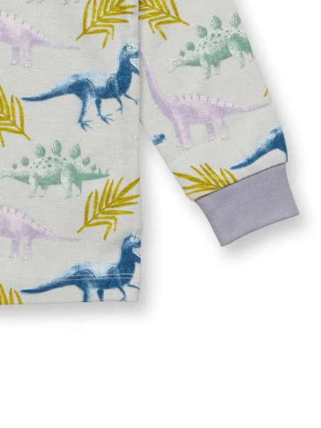 SENSE ORGANICS Schlafanzug Long John Dino Druck 4