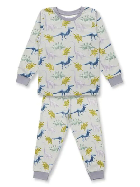 SENSE ORGANICS Schlafanzug Long John Dino Druck