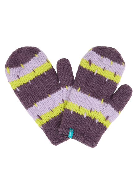 TRANQUILLO Grobstrick Handschuhe plum