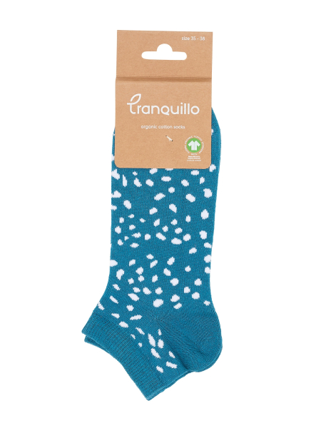 TRANQUILLO Sneakersocken Punkte bermuda blue 2