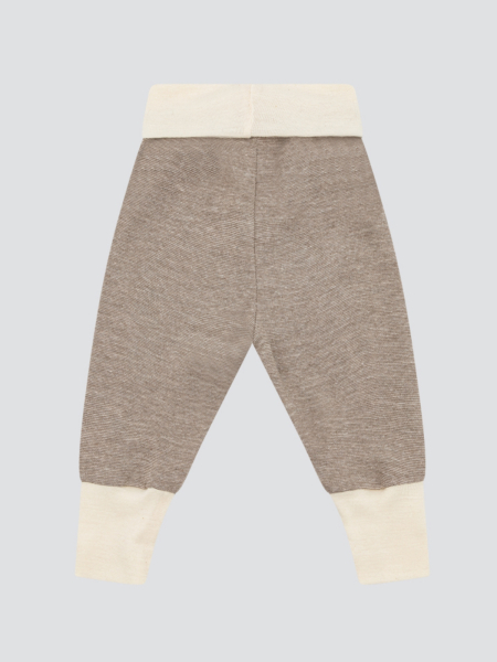 COMAZO|EARTH Baby Hose Wolle-Seide nougat melange 2