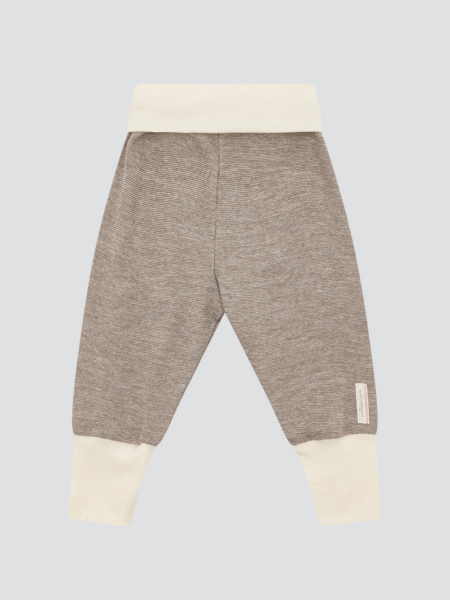 COMAZO|EARTH Baby Hose Wolle-Seide nougat melange