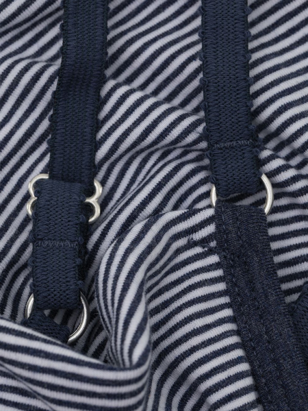 COMAZO|EARTH BH ohne Bügel marine melange geringelt 5