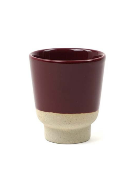 KINTA Becher Rutunda S dotted clay berry