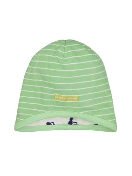 LOUD + PROUD Wendemütze Frösche opal 3